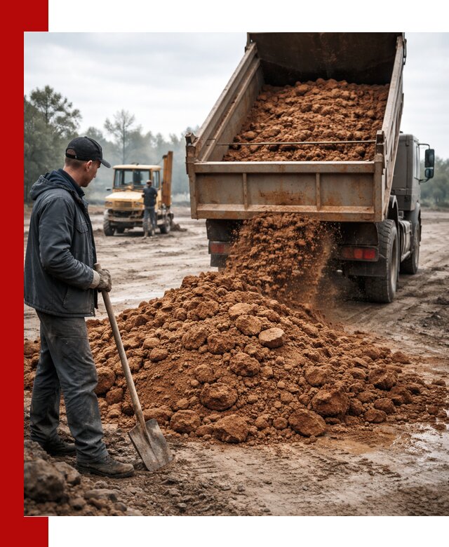 Глина для засыпки в Салавате с доставкой самосвалами