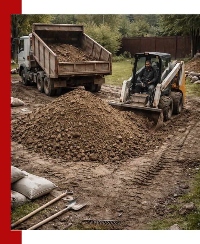 Суглинок для планировки участков в Салавате с доставкой и выгрузкой