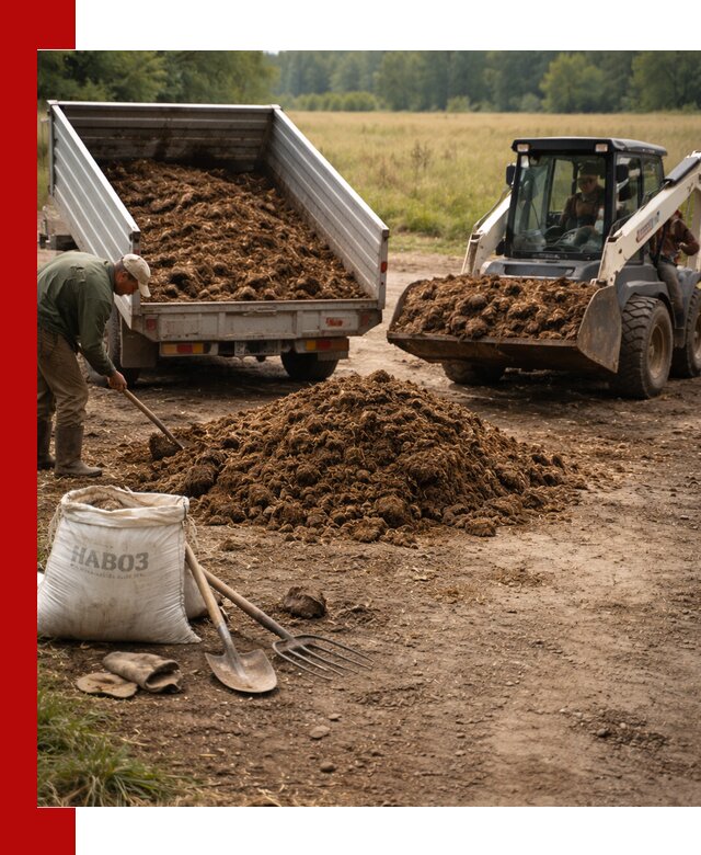 Доставка конского навоза в Салавате с разгрузкой и доставкой на объект