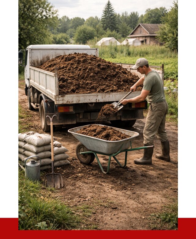 Купить коровий навоз с доставкой в Салавате от 1920 р. | ПРОНЕРУДСлв