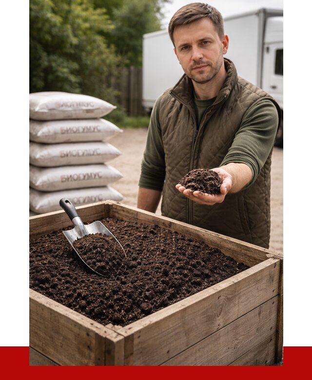 Купить биогумус в Салавате с доставкой от 9069 р. за куб | ПРОНЕРУДСлв