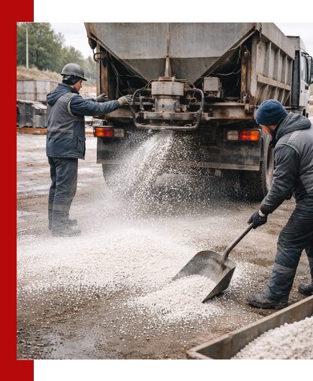 Доставка и продажа хлористого кальция в Салавате