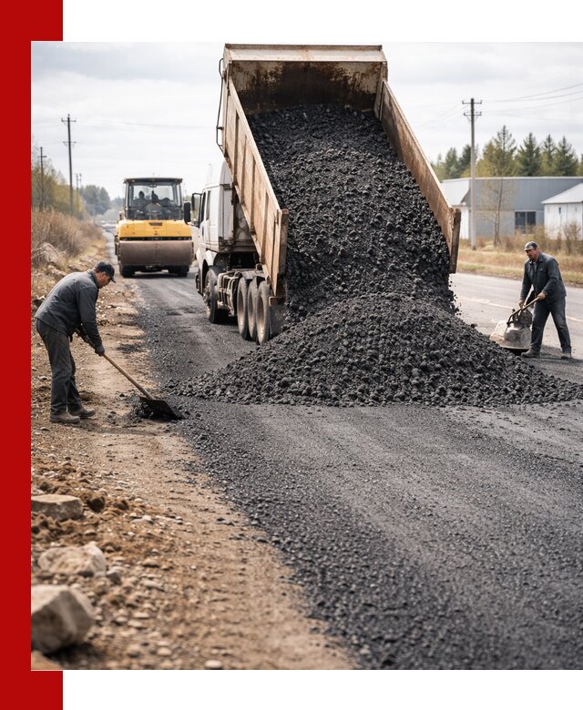 Асфальтовая крошка для дорог в Салавате — поставка и доставка