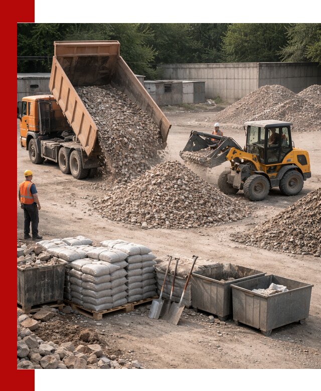 Вторичные материалы для отсыпки в Салавате — поставка и доставка