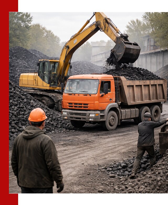 Доставка угля автотранспортом в Салавате быстро и выгодно
