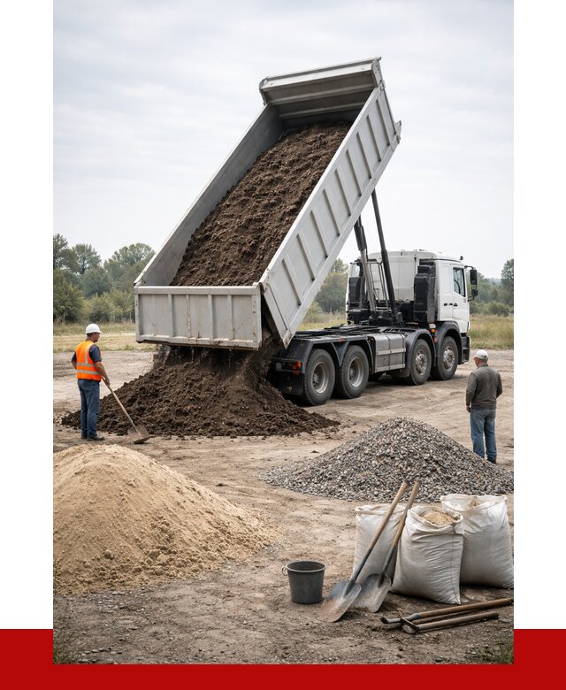 Доставка самосвалом 30 кубов в Салавате от 9069 р. | ПРОНЕРУДСлв