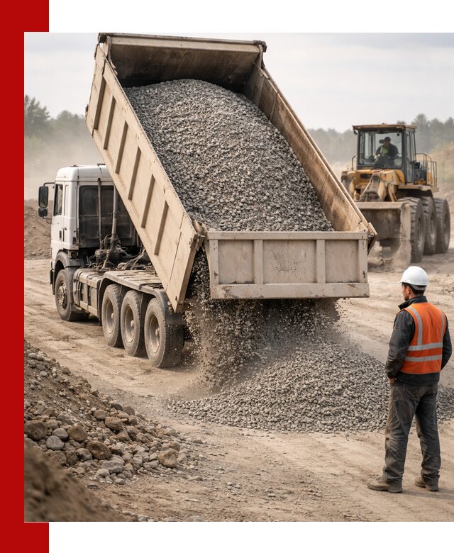 Доставка самосвалом 40 кубов цемента и сыпучих в Салавате