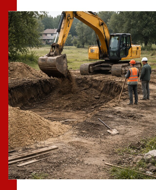 Рытье котлована под фундамент в Салавате (быстро и недорого)
