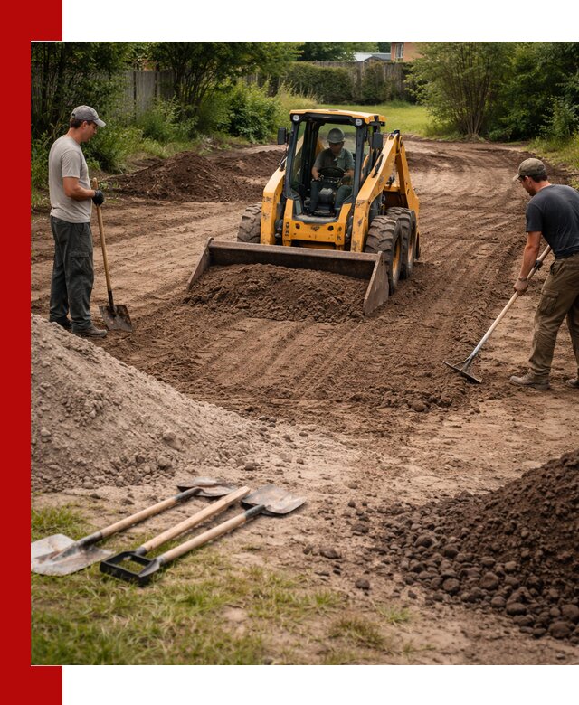 Планировка участка грунтом с вывозом и доставкой в Салавате