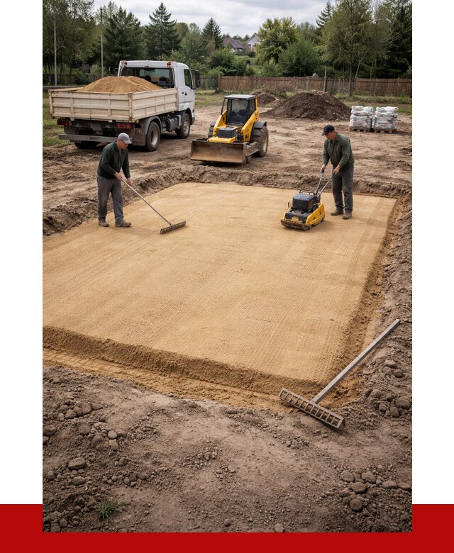 Устройство песчаной подушки в Салавате от 4801 р. ПРОНЕРУДСлв