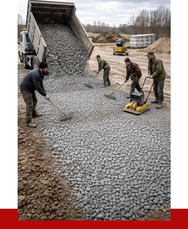 Устройство щебеночной подушки в Салавате от 4801 р. ПРОНЕРУДСлв